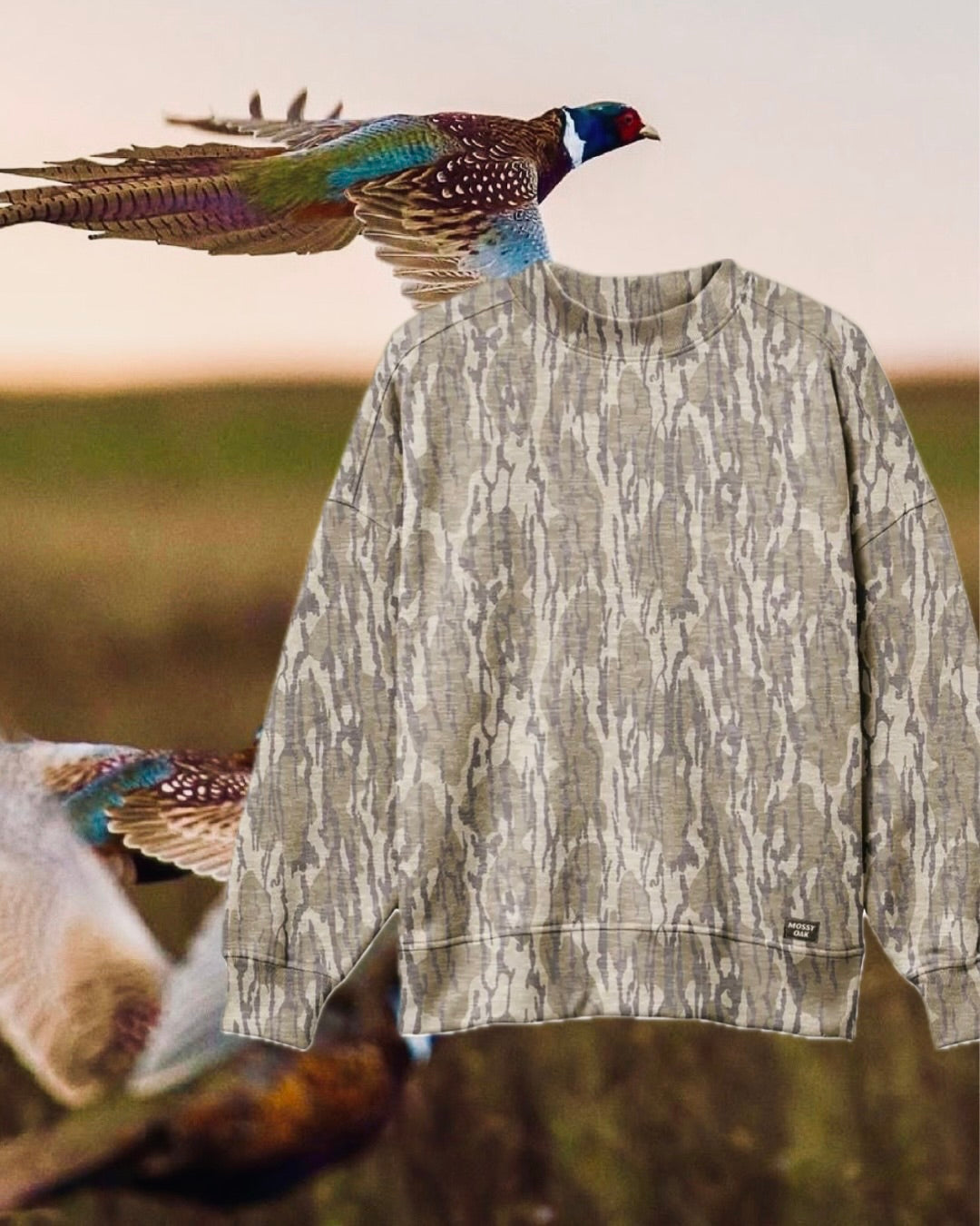 *PRE-ORDER Mossy Oak bottomland mockneck