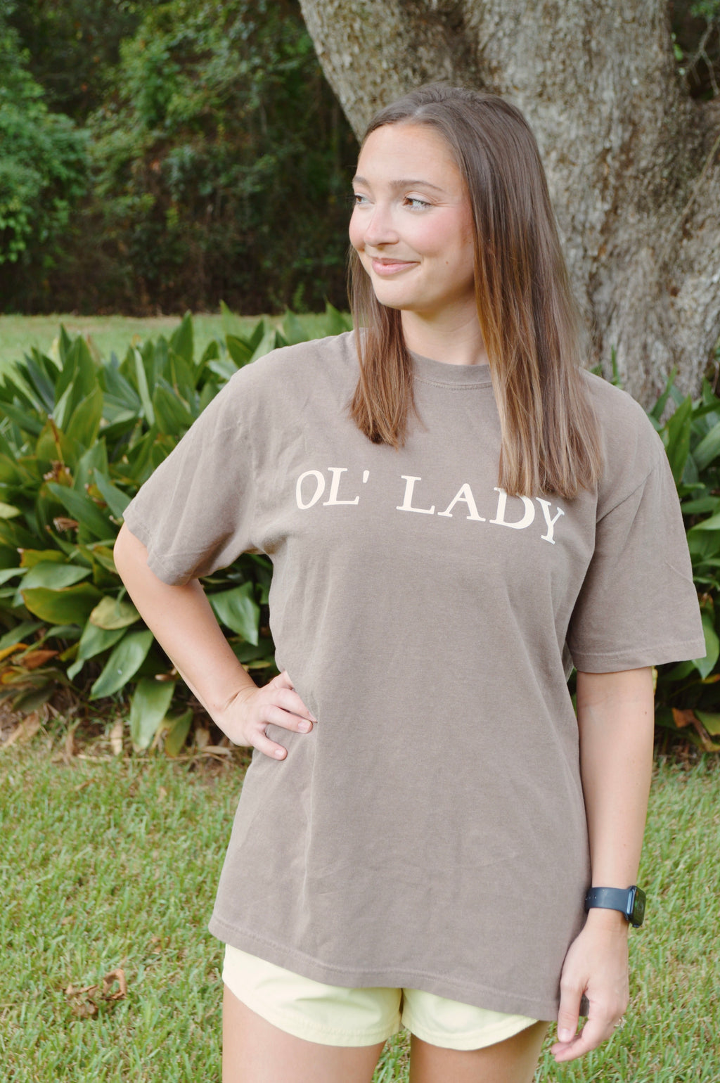Ol’ Lady Tee | Brown
